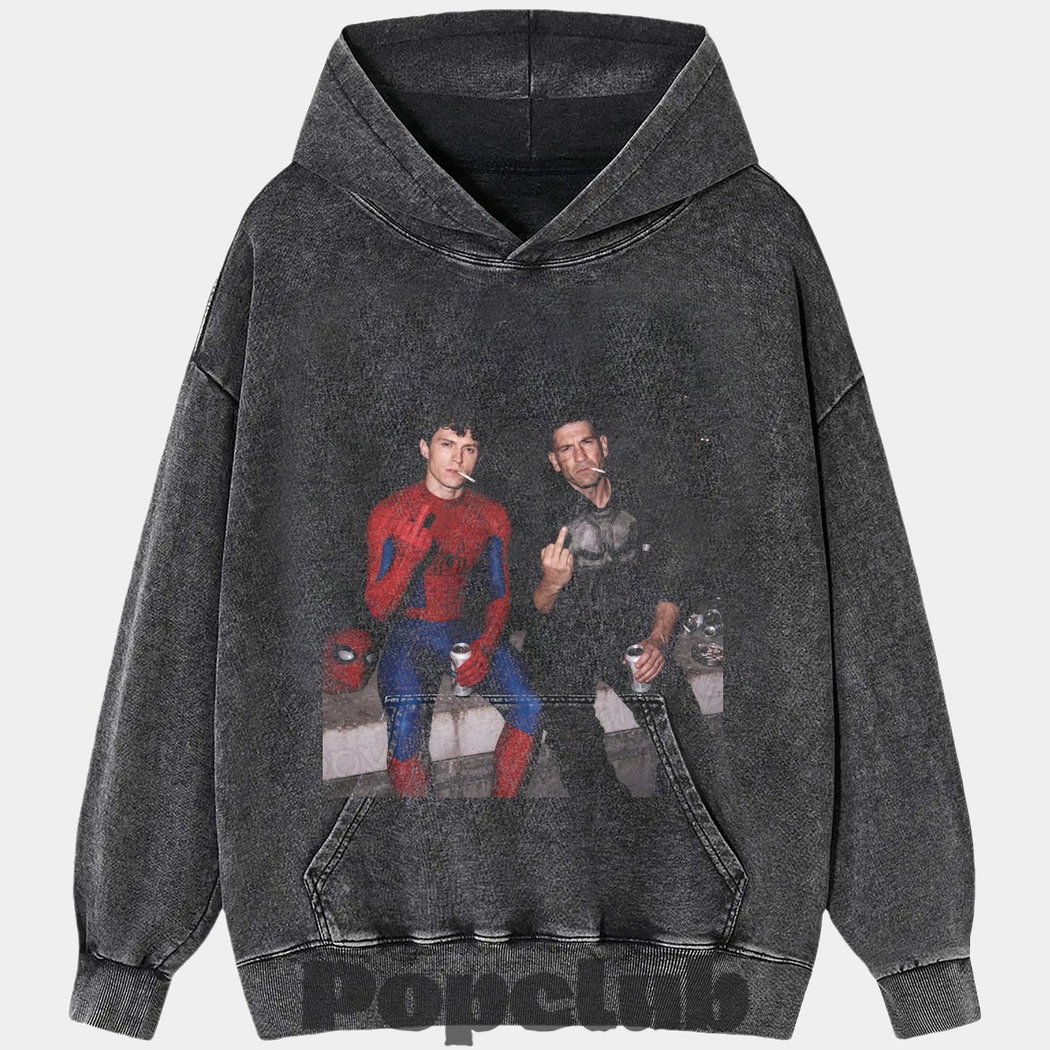 Spider-Man x The Punisher After Hours Smoke Tee Spider-Man x The Punisher After Hours Smoke Tee