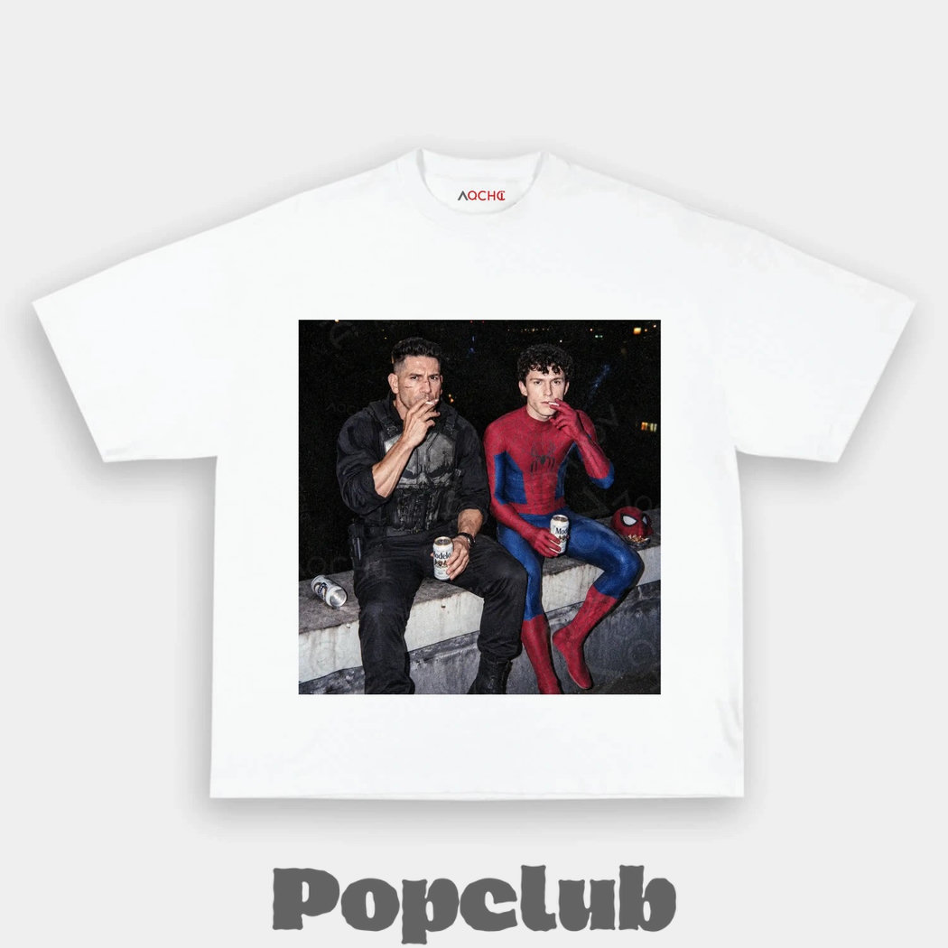 Spider-Man x The Punisher After Hours Smoke Tee Spider-Man x The Punisher After Hours Smoke Tee
