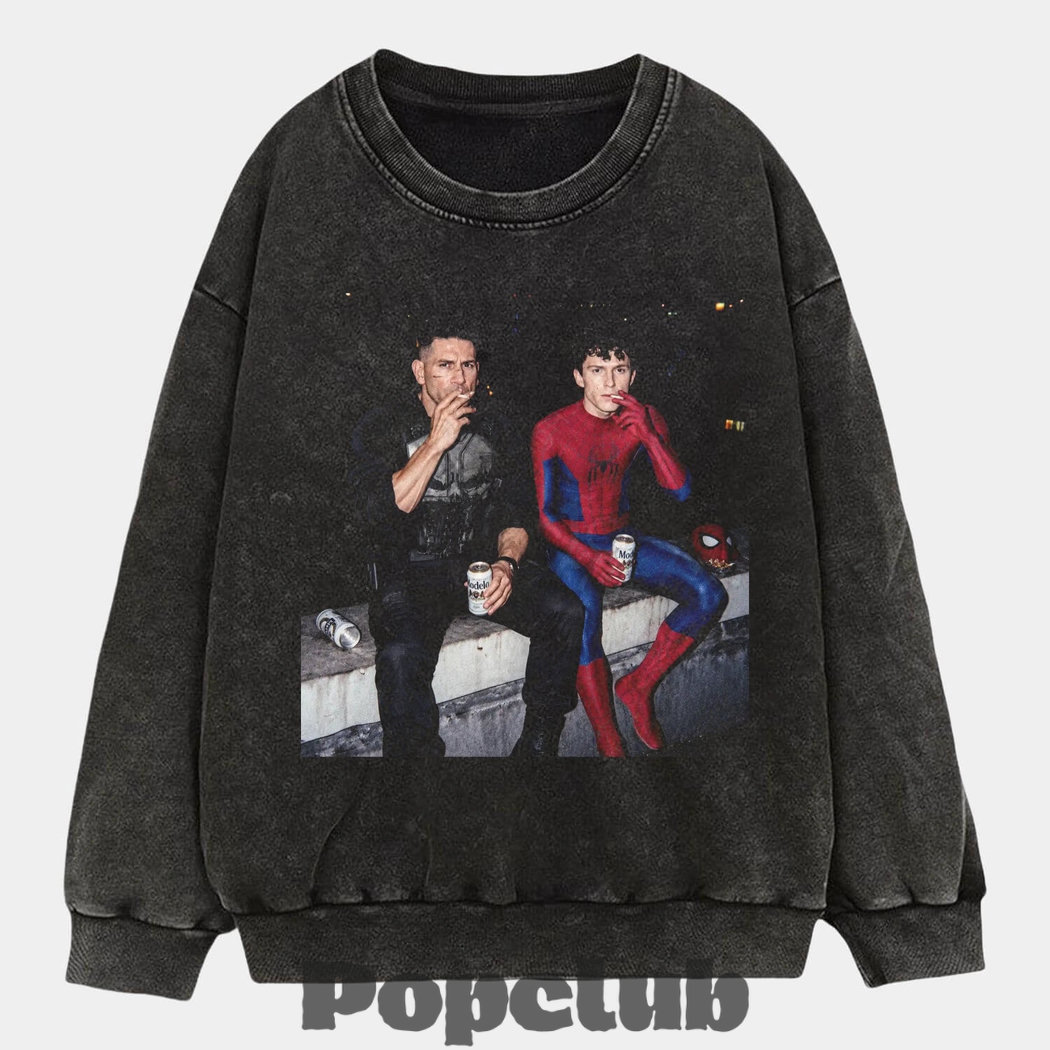 Spider-Man x The Punisher After Hours Smoke Tee Spider-Man x The Punisher After Hours Smoke Tee