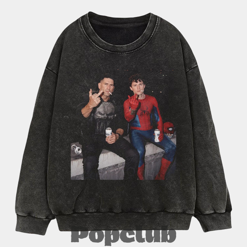 Spider-Man x The Punisher After Hours Smoke Tee Spider-Man x The Punisher After Hours Smoke Tee