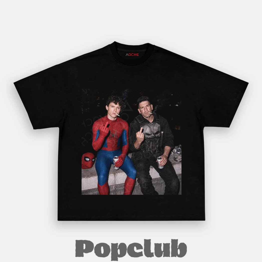 Spider-Man x The Punisher After Hours Smoke Tee Spider-Man x The Punisher After Hours Smoke Tee
