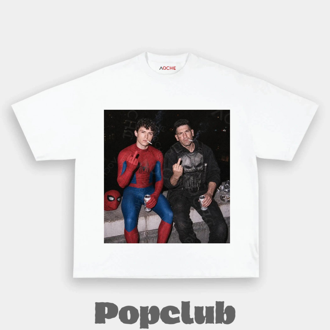Spider-Man x The Punisher After Hours Smoke Tee Spider-Man x The Punisher After Hours Smoke Tee