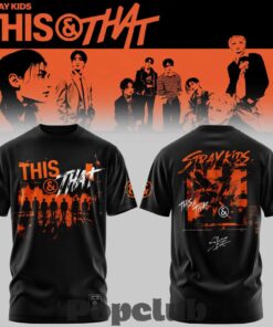 Stray Kids This & That Signature RUN IT World Tour T-Shirt Stray Kids This & That Signature RUN IT World Tour T-Shirt
