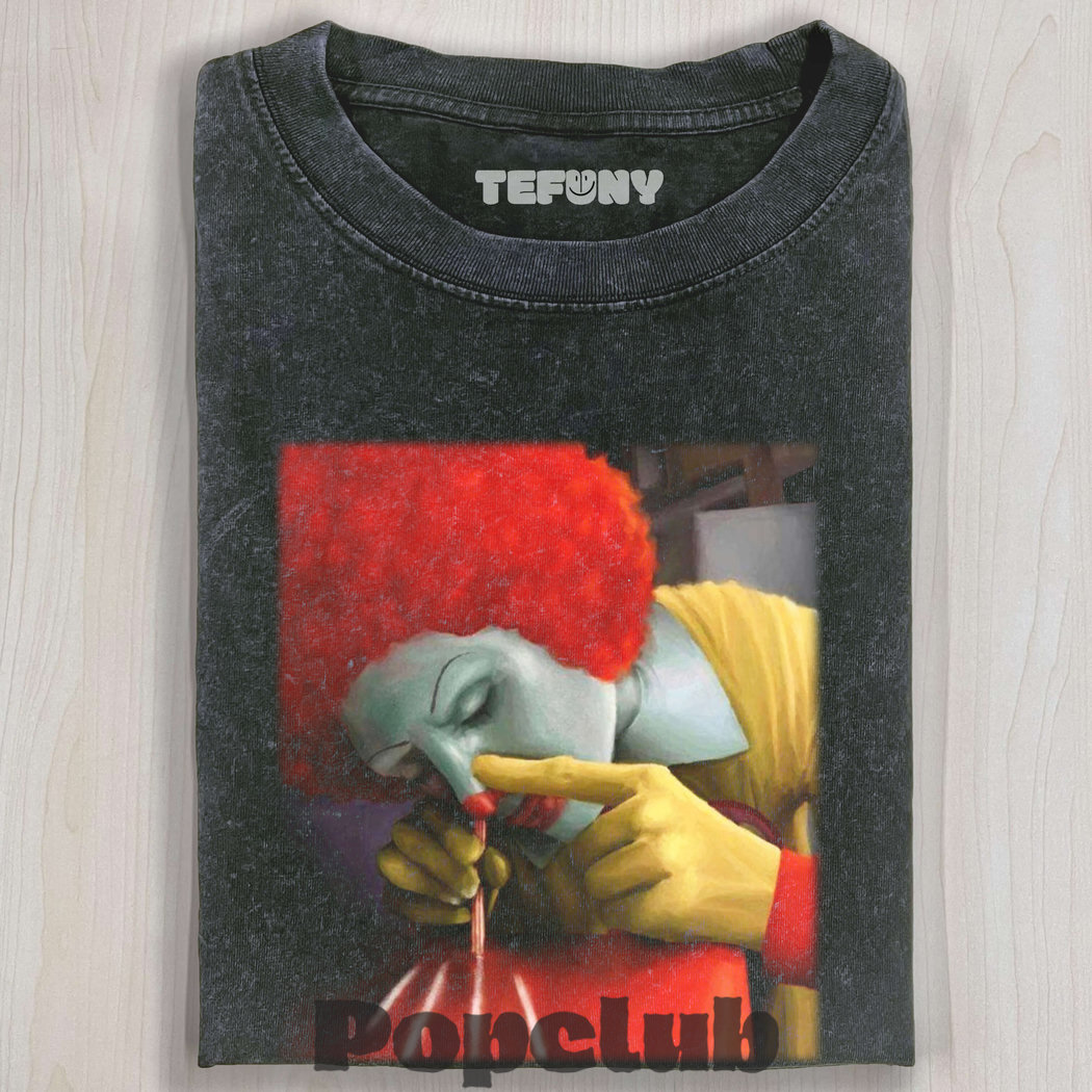 THE CLOWN IS SMOKING TEE THE CLOWN IS SMOKING TEE