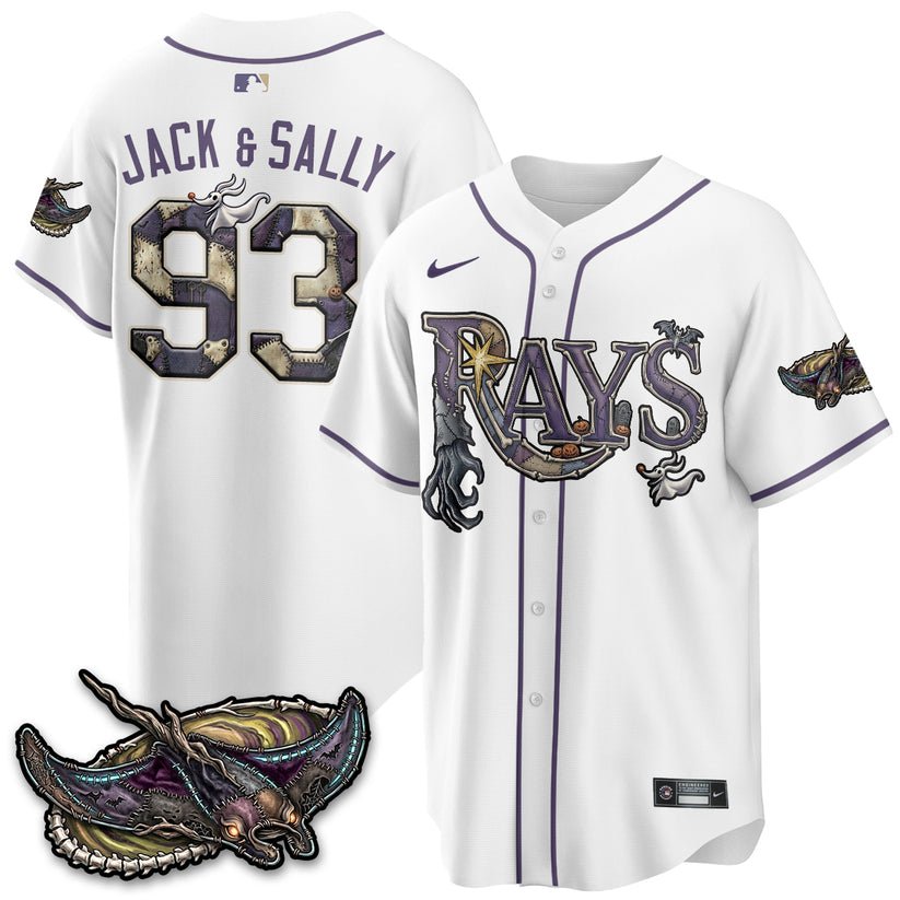 Tampa Bay Rays Nightmare Halloween Edition Baseball Jersey Tampa Bay Rays Nightmare Halloween Edition Baseball Jersey