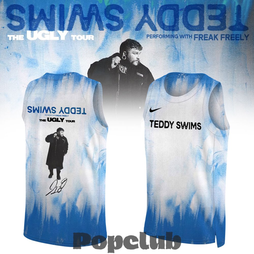 Teddy Swims “The Ugly Tour” 2026 Special Basketball Jersey Teddy Swims “The Ugly Tour” 2026 Special Basketball Jersey