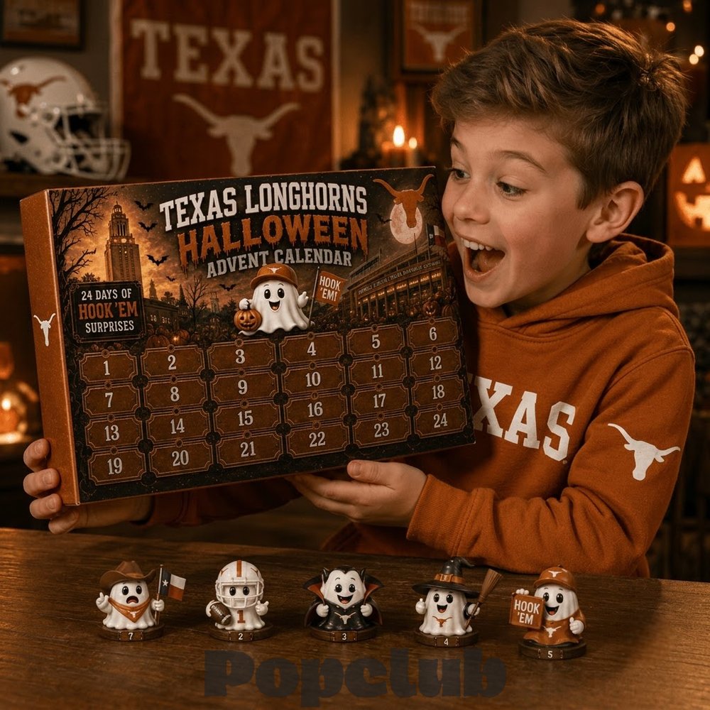 Texas Longhorns Halloween 2026 Advent Calendar 24 Days Countdown Figurine Set Texas Longhorns Halloween 2026 Advent Calendar 24 Days Countdown Figurine Set