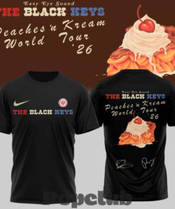 The Black Keys “Peaches ‘n Kream World Tour” 2026 Signed T-Shirt
