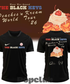 The Black Keys “Peaches ‘n Kream World Tour” 2026 Special Jersey