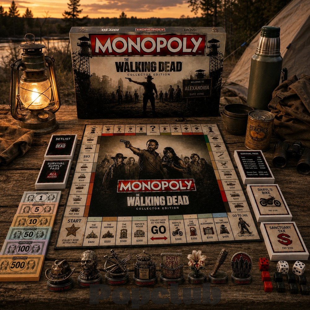 The Walking Dead Monopoly Board Game The Walking Dead Monopoly Board Game