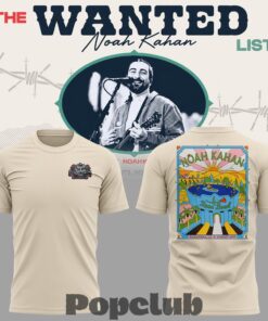 The Wanted Noah Kahan List The Great Divide Tour 2026 Shirt