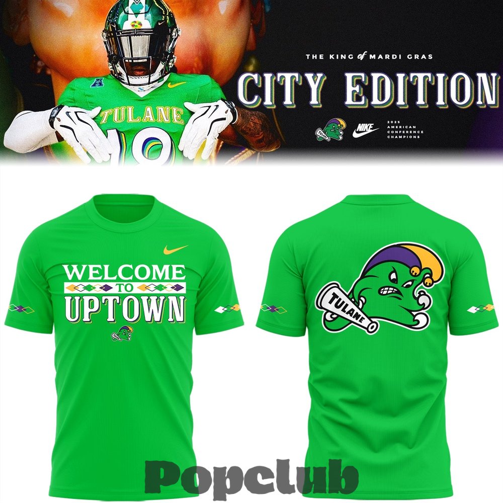 Tulane Green Wave KING of Mardi Gras-2026 City Edition T-Shirt Tulane Green Wave KING of Mardi Gras-2026 City Edition T-Shirt