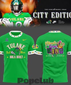 Tulane Green Wave KING of Mardi Gras-2026 City Edition T-Shirt