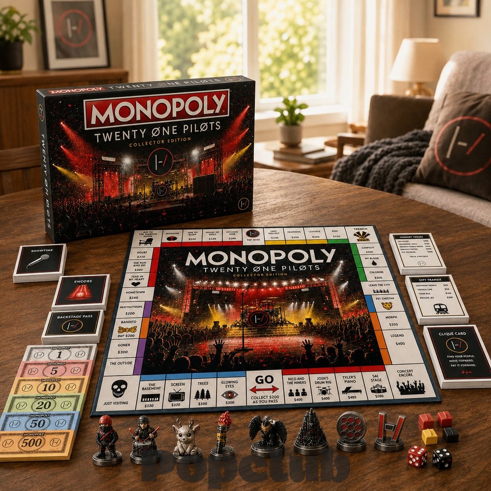 Twenty One Pilots Monopoly Board Game Twenty One Pilots Monopoly Board Game