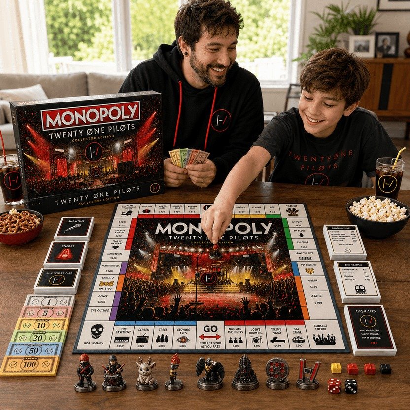 Twenty One Pilots Monopoly Board Game Twenty One Pilots Monopoly Board Game