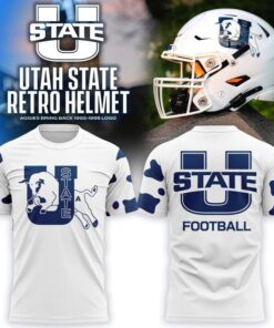 Utah State Aggies Football 1992–1995 Vintage Logo “A Blast To The Past” T-Shirt