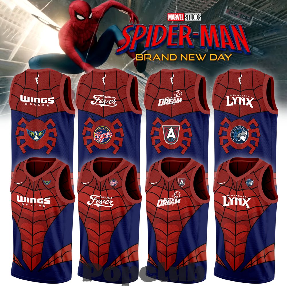 WNBA All Teams x Spider-Man Basketball Jersey WNBA All Teams x Spider-Man Basketball Jersey