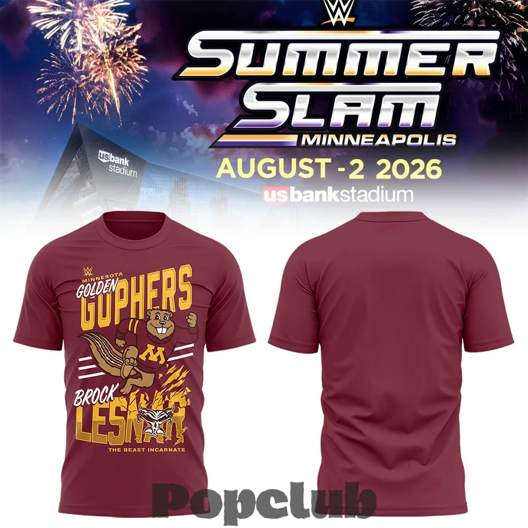 WWE Summer Slam 2026 In Minnesota T-Shirt WWE Summer Slam 2026 In Minnesota T-Shirt