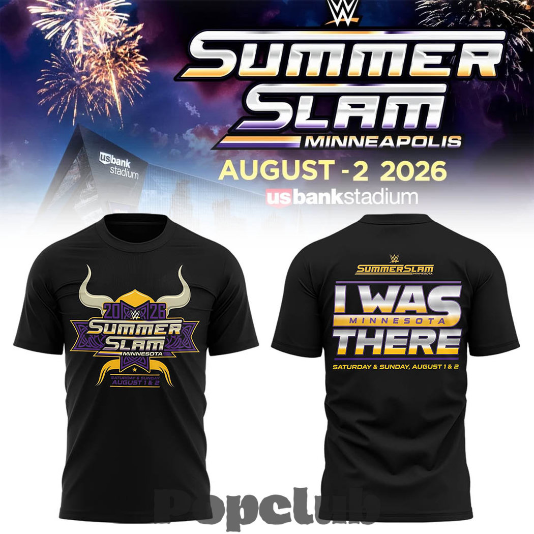 WWE Summer Slam 2026 In Minnesota T-Shirt WWE Summer Slam 2026 In Minnesota T-Shirt