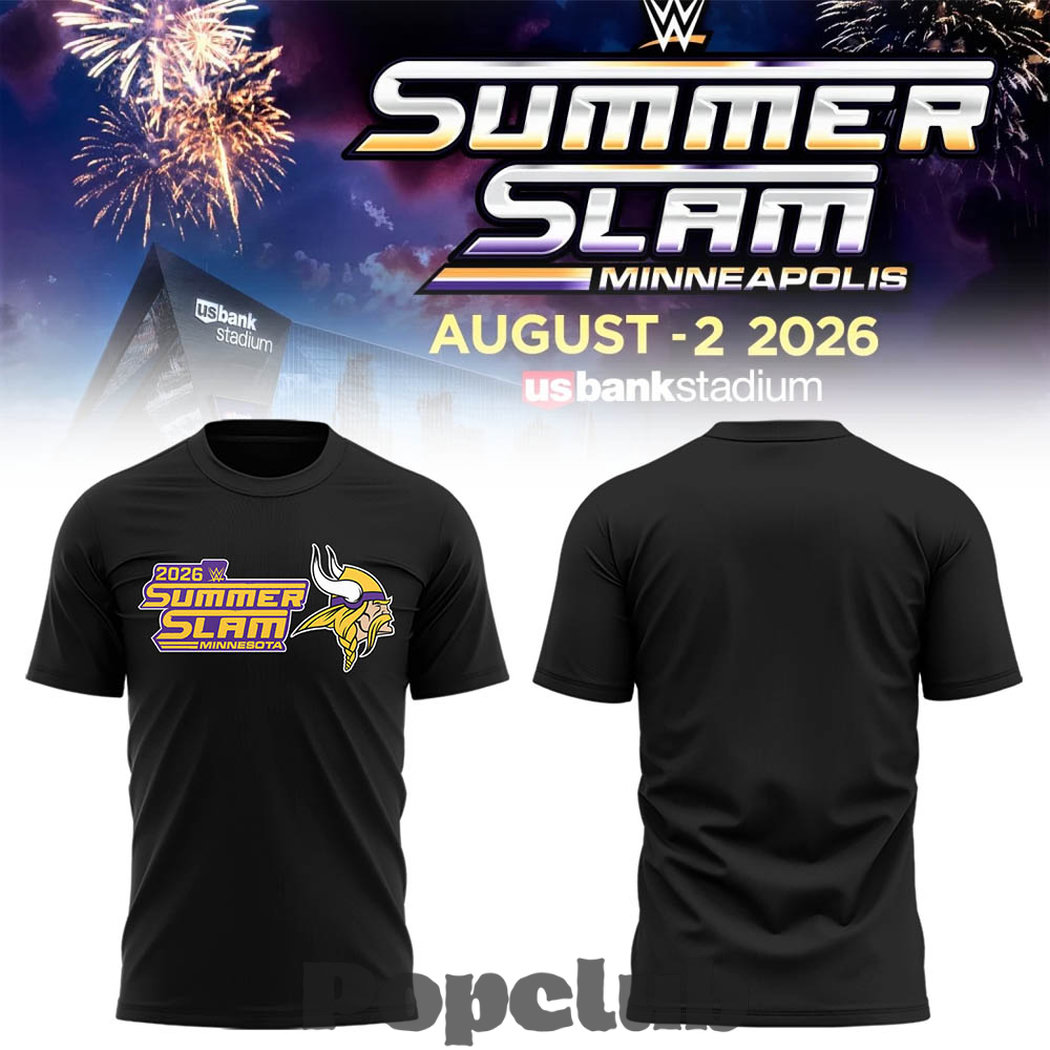 WWE Summer Slam 2026 In Minnesota T-Shirt WWE Summer Slam 2026 In Minnesota T-Shirt