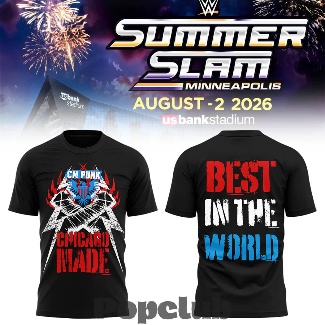 WWE Summer Slam 2026 In Minnesota T-Shirt WWE Summer Slam 2026 In Minnesota T-Shirt