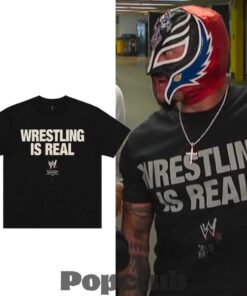 WWE Hall of Famer Rey Mysterio Wrestling is Real T-Shirt WWE Hall of Famer Rey Mysterio Wrestling is Real T-Shirt