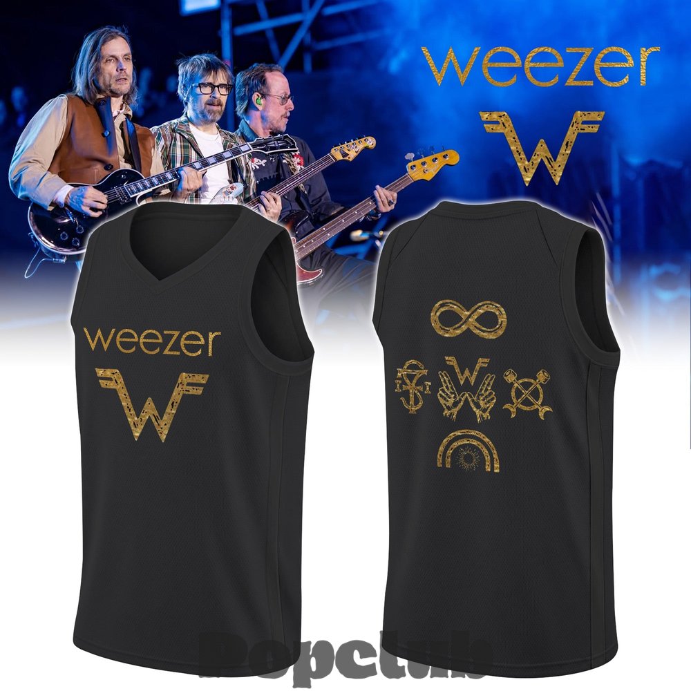 Weezer The Gathering World Tour Special Basketball Jersey Weezer The Gathering World Tour Special Basketball Jersey