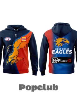West Coast Eagles 2026 Gather Round Guernsey Special Hoodie