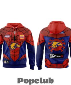 West Coast Eagles x Spider-Man 2026 Special Hoodie