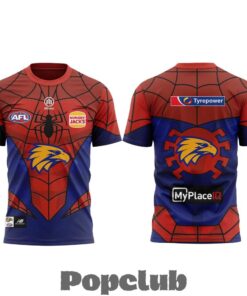 West Coast Eagles x Spider-Man 2026 Special T-Shirt