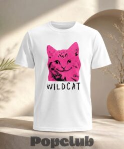 Wildcat Pink Cat Face T-Shirt 2026