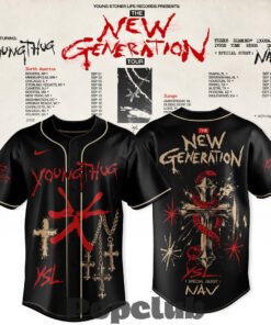 Young Thug The New Generation Tour 2026 Baseball Jersey