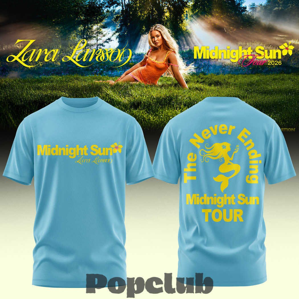 Zara Larsson Midnight Sun AUS & NZ Tour 2026 Limited T-Shirt Zara Larsson Midnight Sun AUS & NZ Tour 2026 Limited T-Shirt