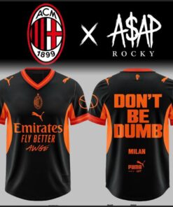 A$AP Rocky x AC Milan Don’t Be Dumb Football Jersey