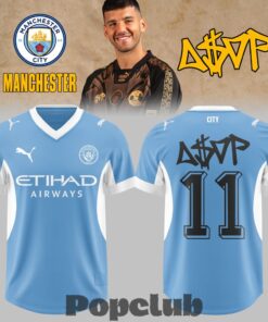 A$AP Rocky x Manchester City Exclusive Football Jersey