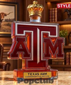 Aggie Block T Legacy Display Whiskey Bottle