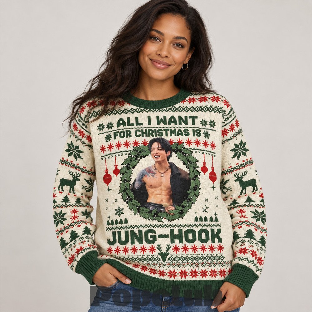 All I Want For Christmas Is Jung-Kook Ugly Sweater All I Want For Christmas Is Jung-Kook Ugly Sweater