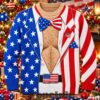 Arsenal Reindeer Jumper 2026 Ugly Christmas Sweater Arsenal Reindeer Jumper 2026 Ugly Christmas Sweater