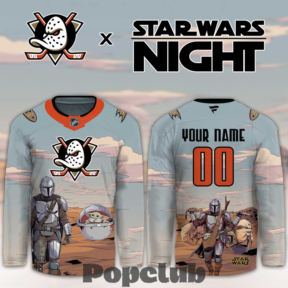 Anaheim Ducks Star Wars Night Limited Personalized Hockey Jersey Anaheim Ducks Star Wars Night Limited Personalized Hockey Jersey