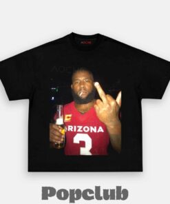 Arizona Cardinals Budda Baker Drinking & Middle Finger T-Shirt