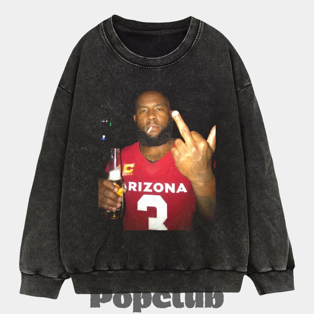 Arizona Cardinals Budda Baker Drinking & Middle Finger T-Shirt Arizona Cardinals Budda Baker Drinking & Middle Finger T-Shirt