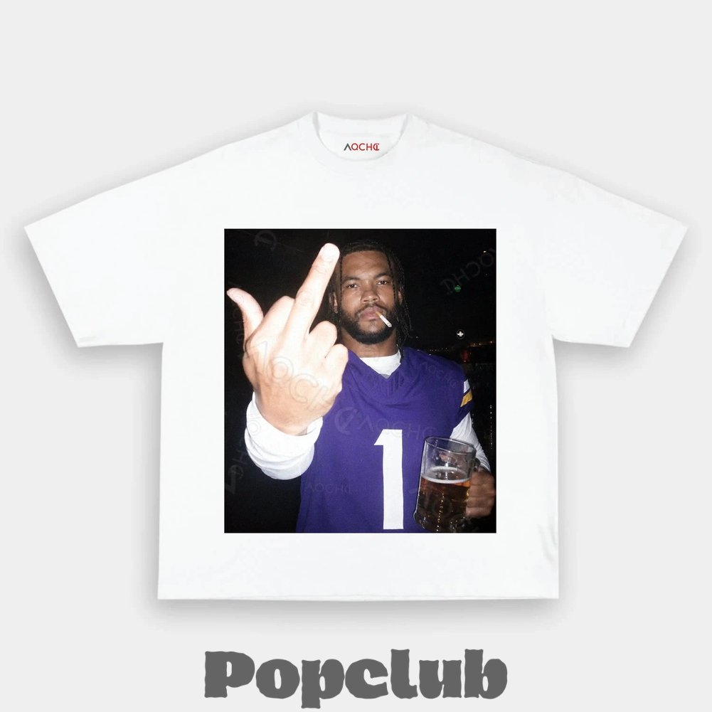 Arizona Cardinals Kyler Murray Drinking & Middle Finger T-Shirt Arizona Cardinals Kyler Murray Drinking & Middle Finger T-Shirt