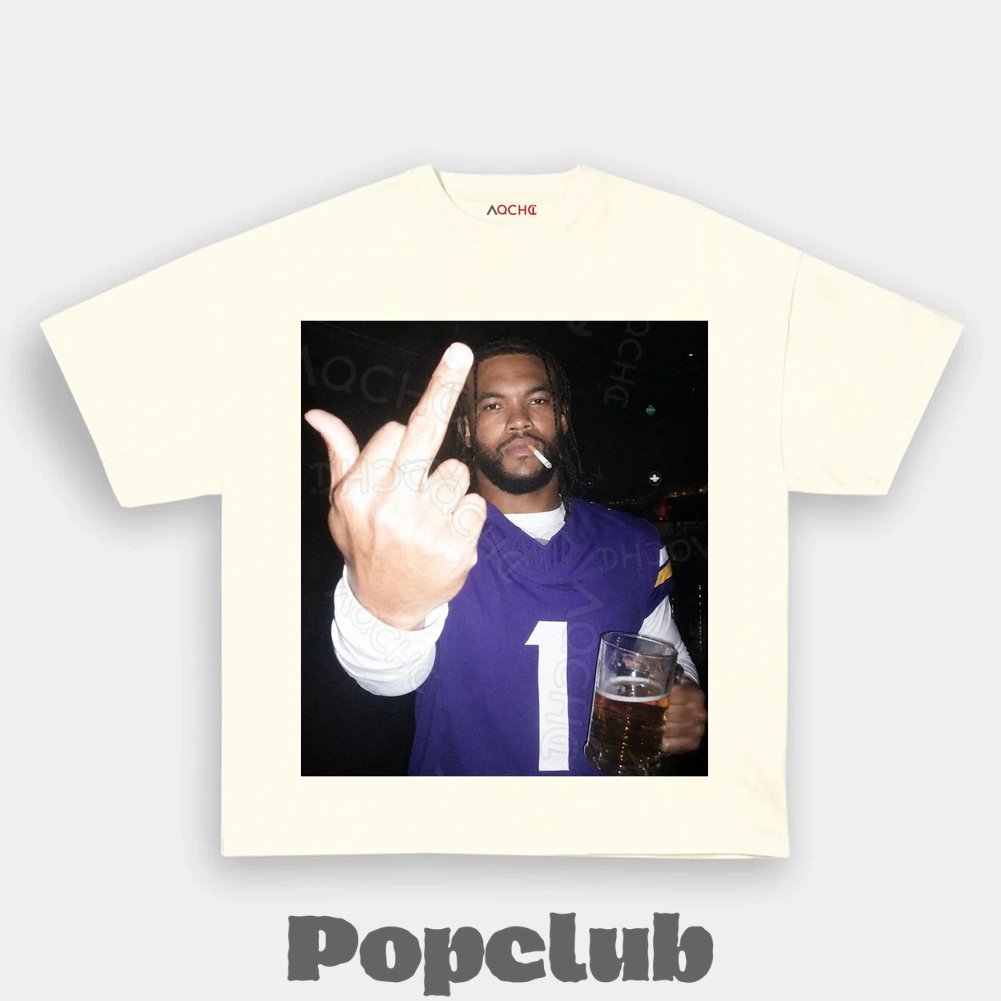 Arizona Cardinals Kyler Murray Drinking & Middle Finger T-Shirt Arizona Cardinals Kyler Murray Drinking & Middle Finger T-Shirt