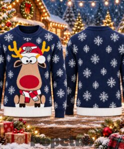 Arsenal Reindeer Jumper 2026 Ugly Christmas Sweater