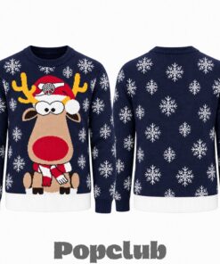 Arsenal Reindeer Jumper 2026 Ugly Christmas Sweater