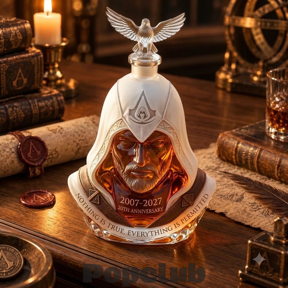 Assassin's Creed 20th Anniversary Whiskey Bottle Assassin's Creed 20th Anniversary Whiskey Bottle