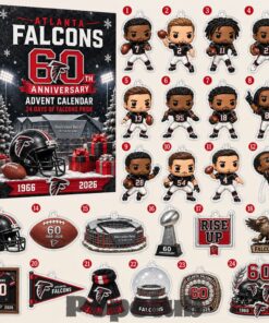 Atlanta Falcons 60th Anniversary 1966-2026 Advent Calendar Atlanta Falcons 60th Anniversary 1966-2026 Advent Calendar