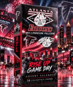 Atlanta Falcons x Millennium Falcon Game Day Advent Calendar 2026 For Football Fans