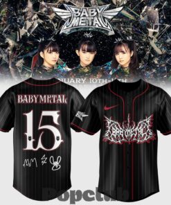 Babymetal “WORLD TOUR 2026” Signature Baseball Jersey