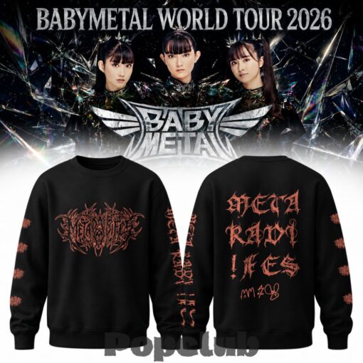 Babymetal “WORLD TOUR 2026” Signature Sweatshirt - POPCLUB